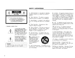 Предварительный просмотр 2 страницы Yamaha AV-70 Owner'S Manual