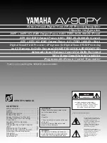 Предварительный просмотр 1 страницы Yamaha AV-90PY Owner'S Manual