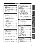 Preview for 5 page of Yamaha AV Receiver Owner'S Manual