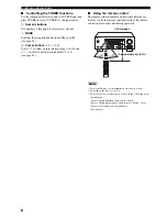 Preview for 12 page of Yamaha AV Receiver Owner'S Manual