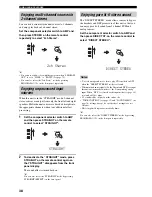 Preview for 42 page of Yamaha AV Receiver Owner'S Manual