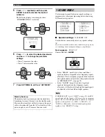 Preview for 82 page of Yamaha AV Receiver Owner'S Manual