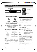 Предварительный просмотр 22 страницы Yamaha AV-S70 Owner'S Manual