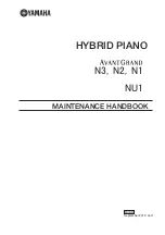 Yamaha AvantGard N3 Maintenance Handbook предпросмотр