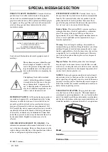 Предварительный просмотр 2 страницы Yamaha AvantGrand N1X Owner'S Manual