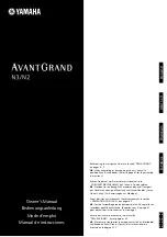 Yamaha AVANTGRAND N2 Owner'S Manual preview