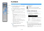 Предварительный просмотр 60 страницы Yamaha Aventage MusicCast RX-A1070BL Owner'S Manual