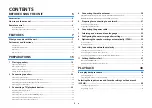 Preview for 2 page of Yamaha AVENTAGE RX-A670 Owner'S Manual