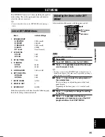 Preview for 39 page of Yamaha AVR-S80 Owner'S Manual