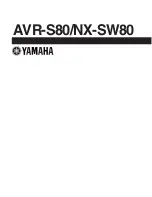 Preview for 86 page of Yamaha AVR-S80 Service Manual