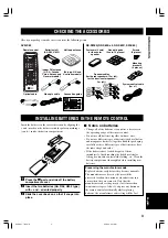Preview for 5 page of Yamaha AVX-S80 Owner'S Manual