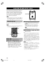 Preview for 20 page of Yamaha AVX-S80 Owner'S Manual