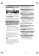 Preview for 30 page of Yamaha AVX-S80 Owner'S Manual