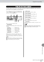 Preview for 167 page of Yamaha AW 1600 Owner'S Manual