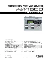 Предварительный просмотр 1 страницы Yamaha AW 1600 Service Manual