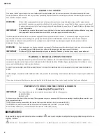 Предварительный просмотр 2 страницы Yamaha AW 1600 Service Manual