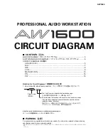 Предварительный просмотр 113 страницы Yamaha AW 1600 Service Manual