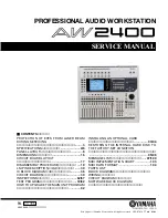 Предварительный просмотр 1 страницы Yamaha AW2400 Service Manual