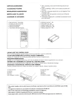 Предварительный просмотр 2 страницы Yamaha AX-1050 RS Owner'S Manual