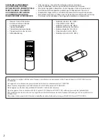 Предварительный просмотр 2 страницы Yamaha AX-380 Owner'S Manual