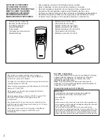 Preview for 2 page of Yamaha AX-390 Owner'S Manual