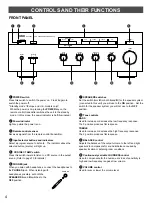 Preview for 4 page of Yamaha AX-390 Owner'S Manual