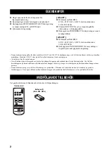 Предварительный просмотр 61 страницы Yamaha AX-397 Owner'S Manual