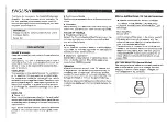 Предварительный просмотр 2 страницы Yamaha AX-430 Owner'S Manual