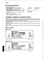 Preview for 2 page of Yamaha AX-470 Service Manual