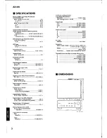 Preview for 4 page of Yamaha AX-470 Service Manual