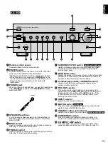 Preview for 13 page of Yamaha AX-492, AX-592, AX-892 Owner'S Manual