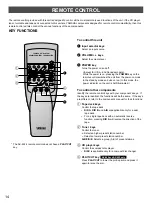 Preview for 14 page of Yamaha AX-492, AX-592, AX-892 Owner'S Manual