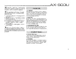 Preview for 3 page of Yamaha AX-500 Owner'S Manual