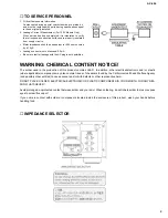 Предварительный просмотр 3 страницы Yamaha AX-596 Service Manual