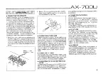 Предварительный просмотр 5 страницы Yamaha AX-700U Owner'S Manual