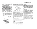 Preview for 5 page of Yamaha AX-900 Owner'S Manual
