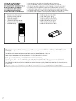 Предварительный просмотр 2 страницы Yamaha AX-V401 Owner'S Manual