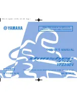 Yamaha BANSHEE 350 Owner'S Manual preview