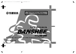 Yamaha BANSHEE YFZ350M 1999 Owner'S Manual preview