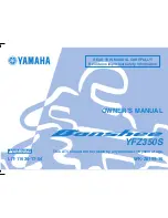 Yamaha BANSHEE YFZ350S Owner'S Manual preview