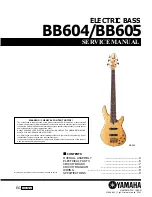 Preview for 1 page of Yamaha BB 604 Service Manual