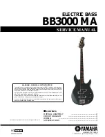 Preview for 1 page of Yamaha BB3000 MA Service Manual