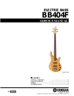 Yamaha BB404F Service Manual предпросмотр