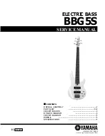 Yamaha BBG5S Service Manual предпросмотр