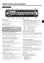 Предварительный просмотр 7 страницы Yamaha BBT 500H Owner'S Manual