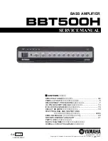 Yamaha BBT 500H Service Manual preview