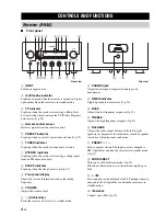 Preview for 8 page of Yamaha BD-940 Owner'S Manual