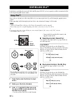 Предварительный просмотр 36 страницы Yamaha BD-940 Owner'S Manual