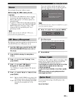 Предварительный просмотр 43 страницы Yamaha BD-940 Owner'S Manual