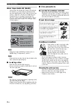 Предварительный просмотр 8 страницы Yamaha BD-A1020 Owner'S Manual